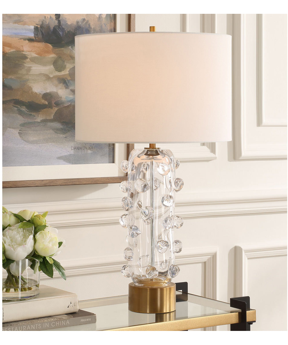 Aura Clear Glass Table Lamp