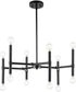 Arya 12-Light Chandelier Matte Black