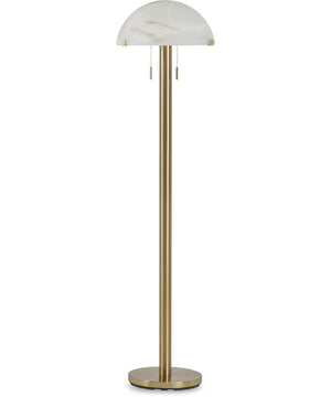 Tobbinsen Metal Floor Lamp Brass