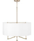Ingrid 4-Light Pendant Matte Brass