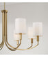 Adrian 8-Light Chandelier Aged Brass
