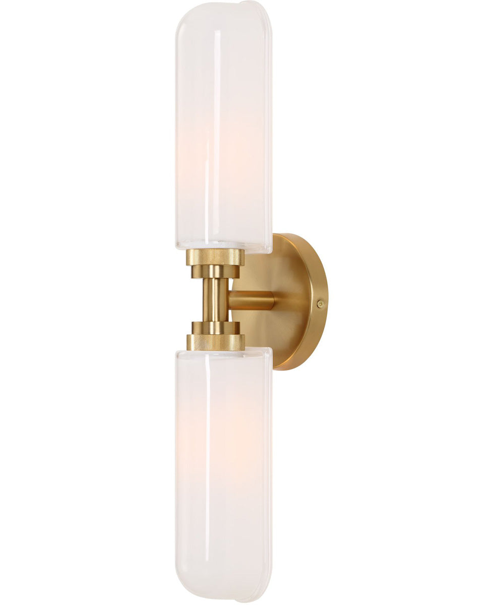 Wellsville 2 Lt Brass Sconce