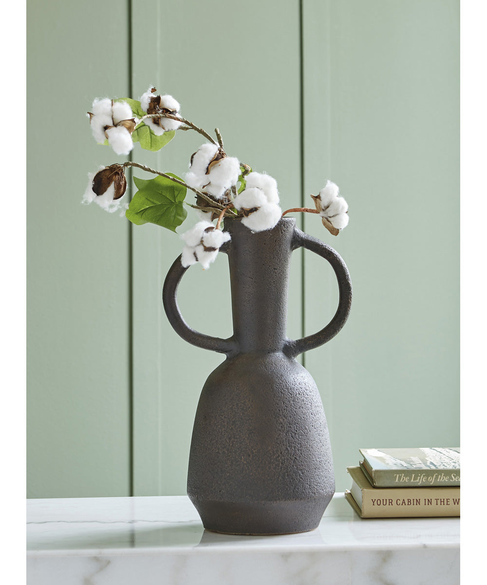 Aadeen Vase Distressed Brown