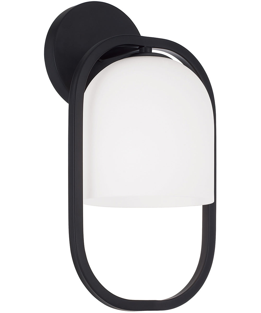 Zeek 1-Light Sconce Matte Black
