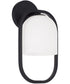 Zeek 1-Light Sconce Matte Black