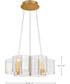 Kenzo  Chandelier Polished Anodized Bronze