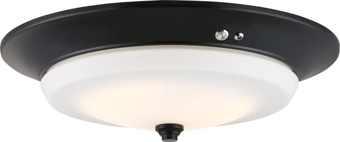 15"W 1-Light LED Aged Bronze