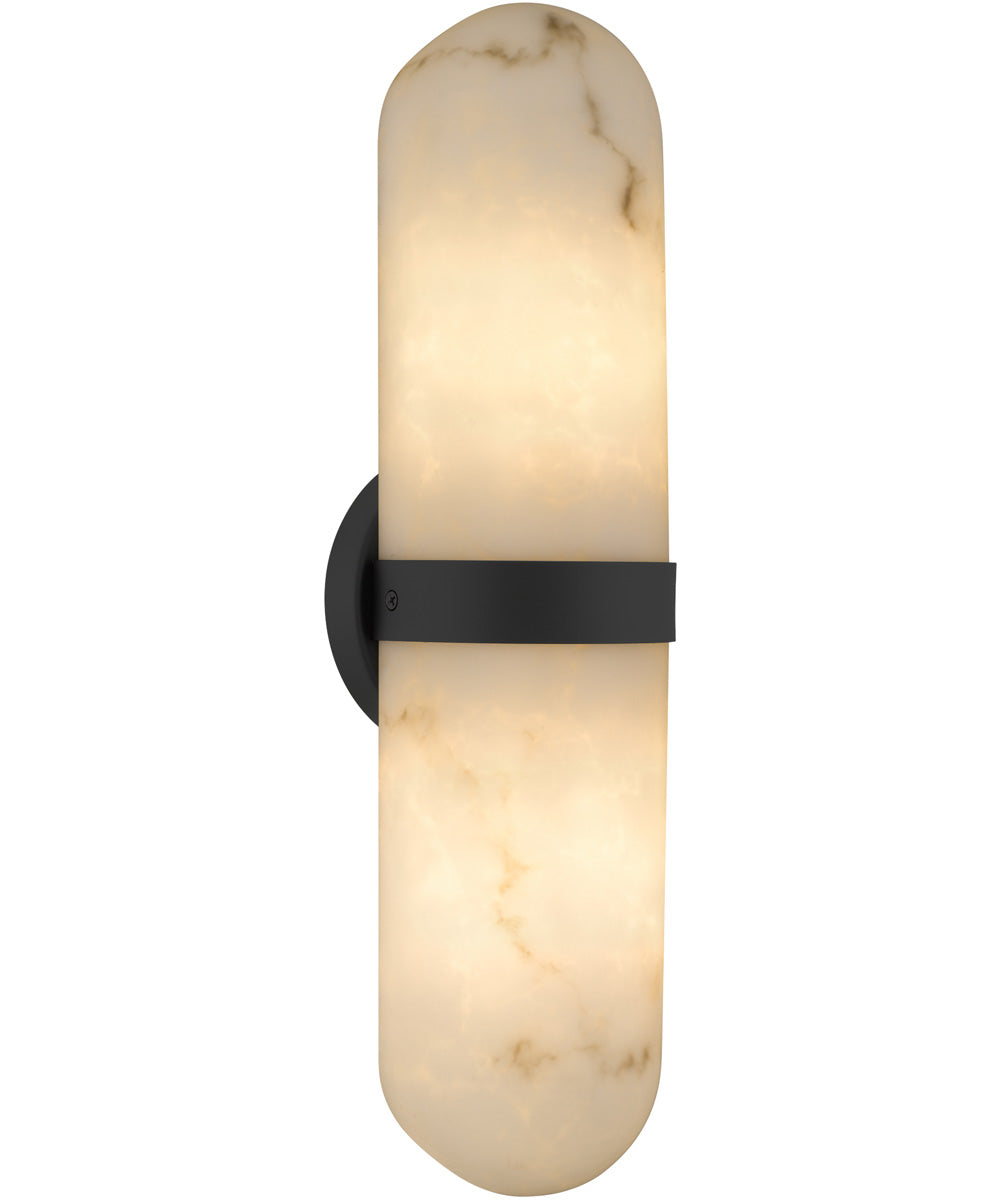 Bree 2-light Wall Sconce Matte Black