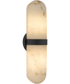 Bree 2-light Wall Sconce Matte Black