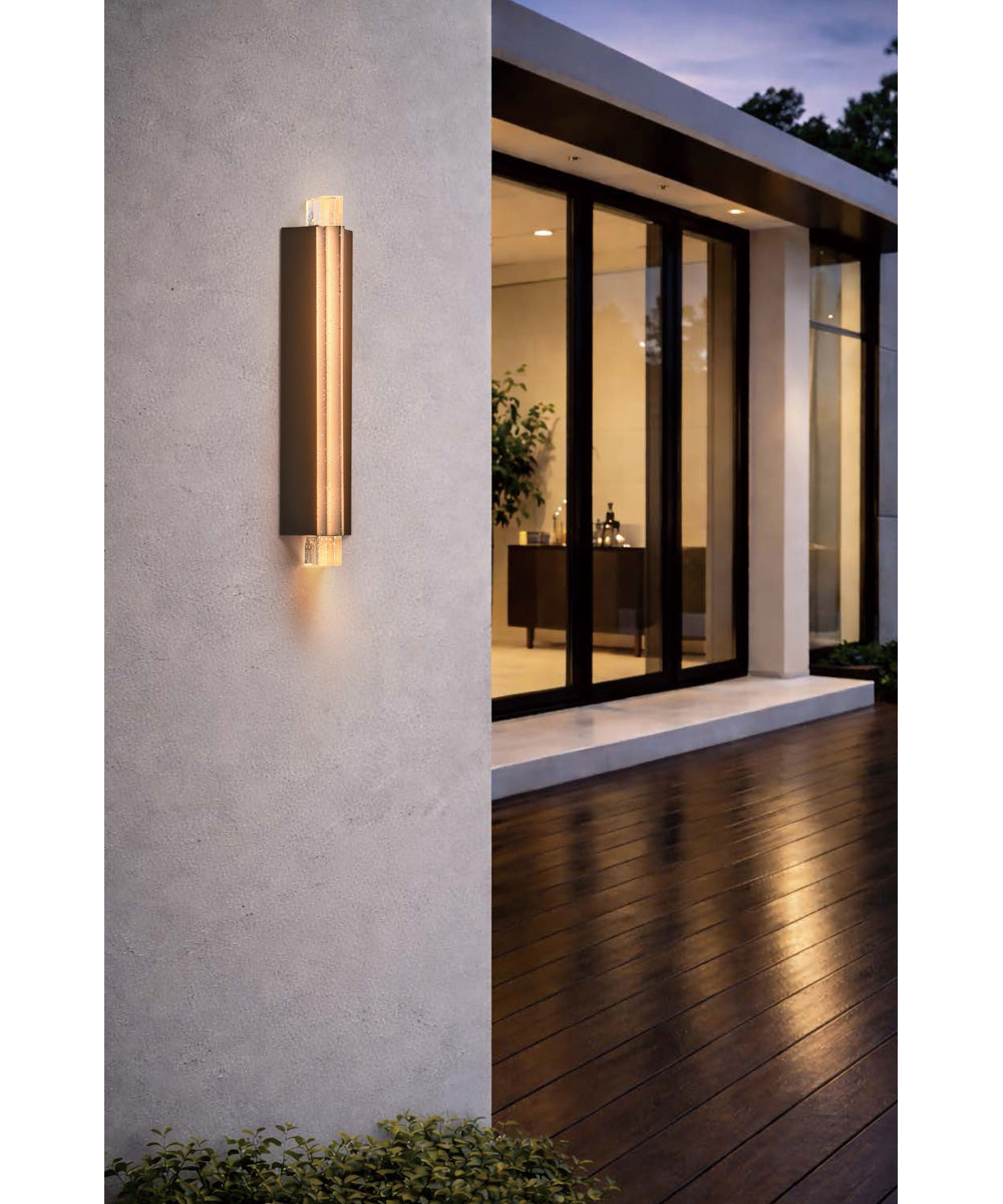 Hyperion 24 inchLED Wall Sconce Black