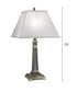 29"H 3-Way Table Lamp Roman Bronze