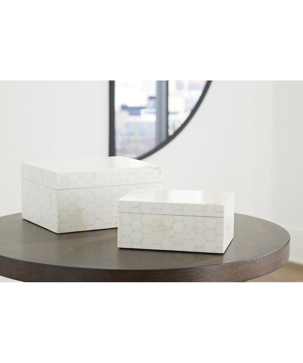 Aldenburg Box Set Set of 2 Cream