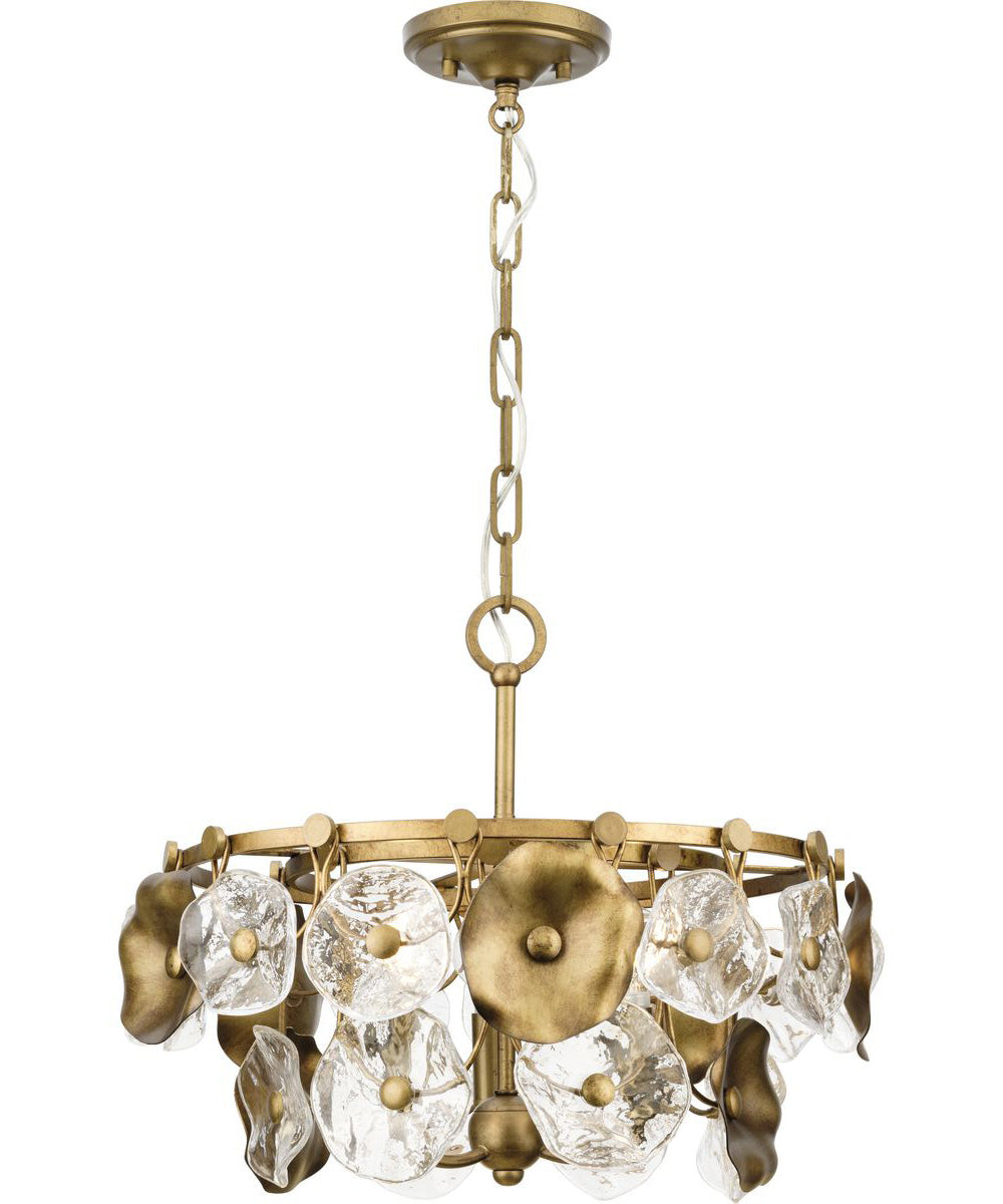 Loretta 3-Light Pendant Gold Ombre