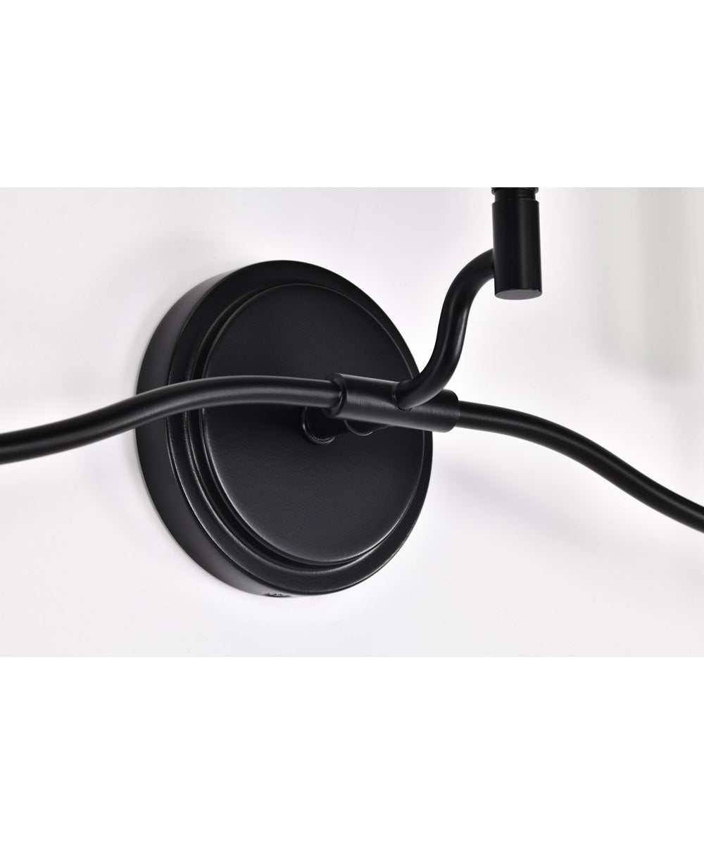 Liam 3-Light Vanity & Wall Matte Black