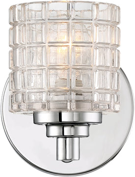 5"W Votive 1-Light Vanity & Wall Polished Nickel