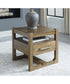Cabalynn Square End Table Light Brown
