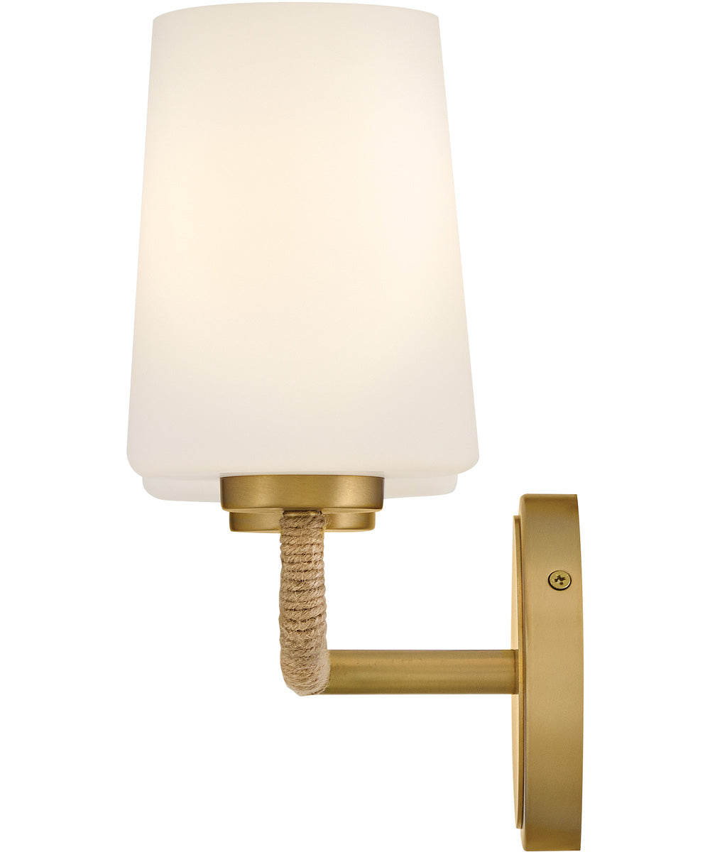 Kline 2-Light Small Two Light Vanity in Lacquered Brass