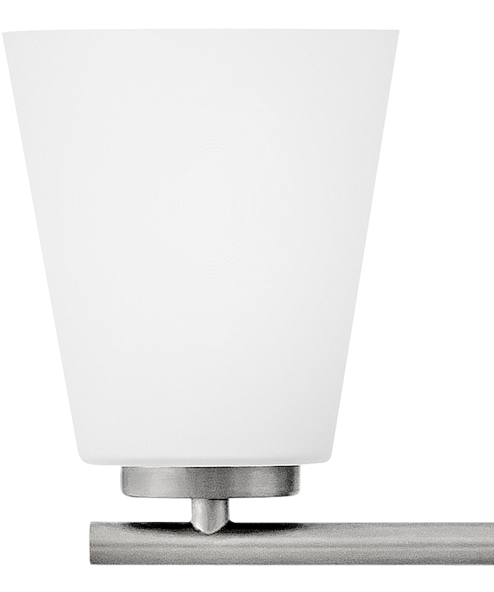 Bri 3-Light Medium Three Light Vanity in Brushed Nickel