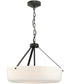 Lieon 3-Light Convertible Pendant Antique Bronze