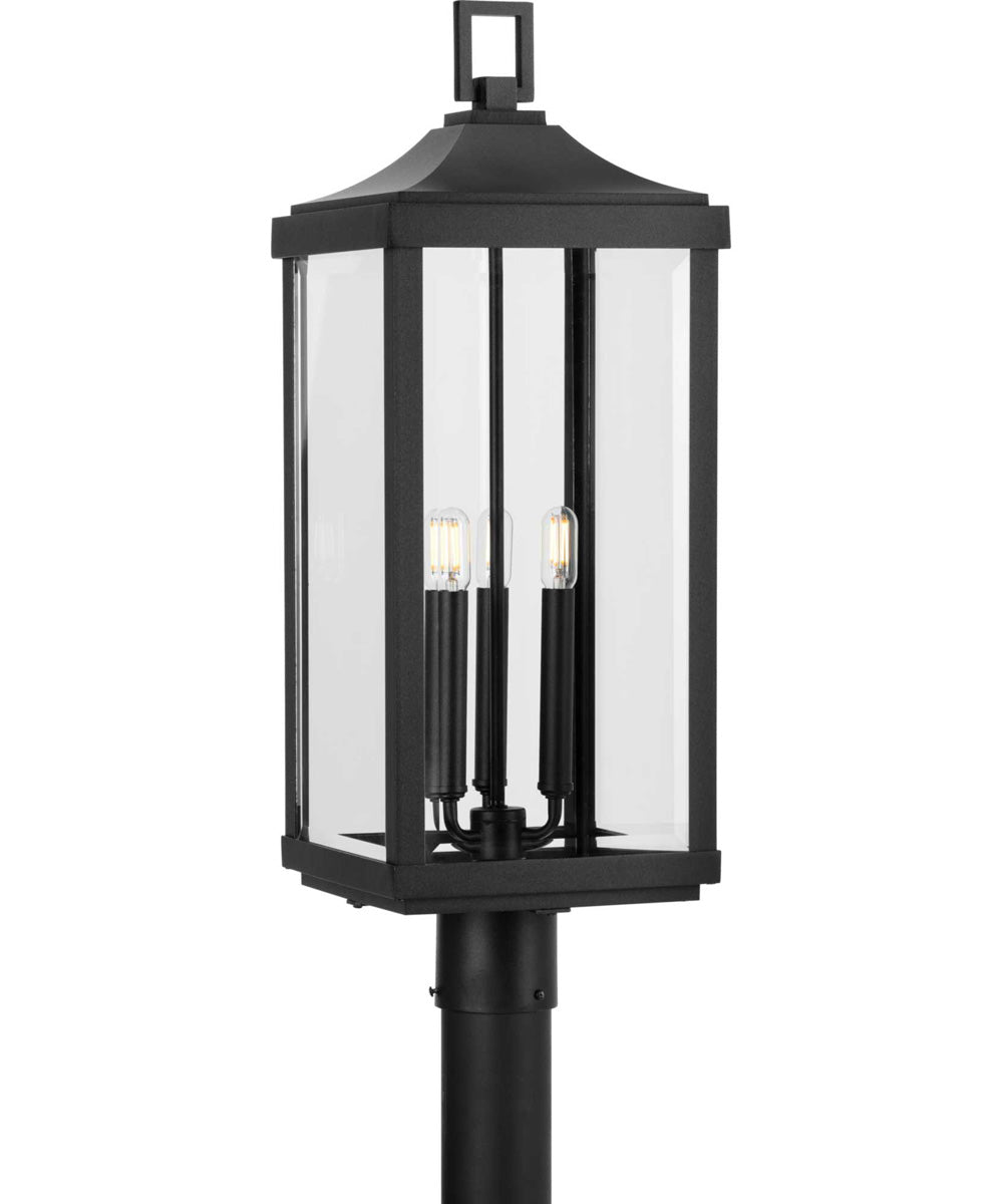 Gibbes Street 3-Light Post Lantern Textured Black