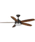 Albin 54" Indoor/Outdoor 5-Blade Bronze Ceiling Fan Architectural Bronze