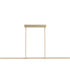Dorian 60 inch Linear LED Pendant Gold