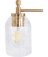 Council 4-Light Lighting Flat Black/Satin Brass
