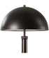Metal Table Lamp with Metal Dome Shade