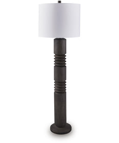 Fainwell Poly Floor Lamp Distressed Black
