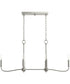 Ilia 6-Light Island Chandelier Brushed Nickel