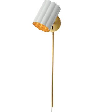 Primrose 1-Light Wall Sconce Gold Leaf
