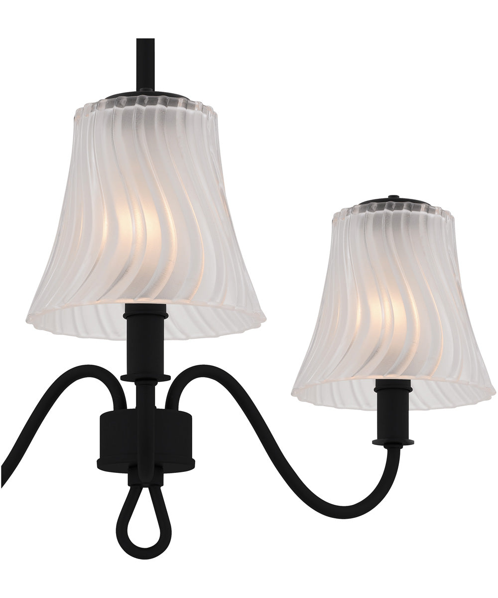 McKinney 3-light Chandelier Matte Black