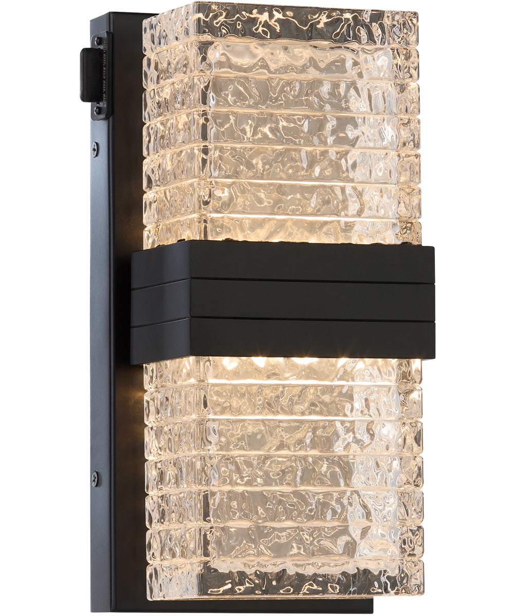 Boreas Outdoor Wall Sconce Wall Mount Light Fixture Matte Black