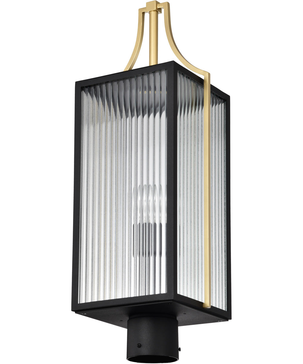 Holden 1-Light Outdoor Black / Gold