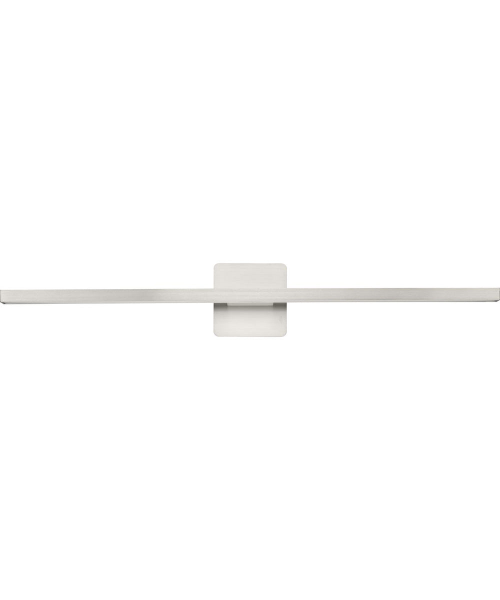 Phase 5 32 in. Slim Modern 3CCT Integrated LED Linear Vanity Light Brushed Nickel