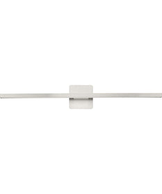 Phase 5 32 in. Slim Modern 3CCT Integrated LED Linear Vanity Light Brushed Nickel