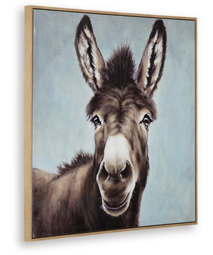 Landerton Wall Art Brown/Blue/White