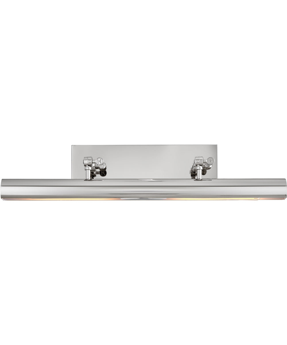 Stokes 2-Light Large Adjustable Accent Light in Polished Nickel