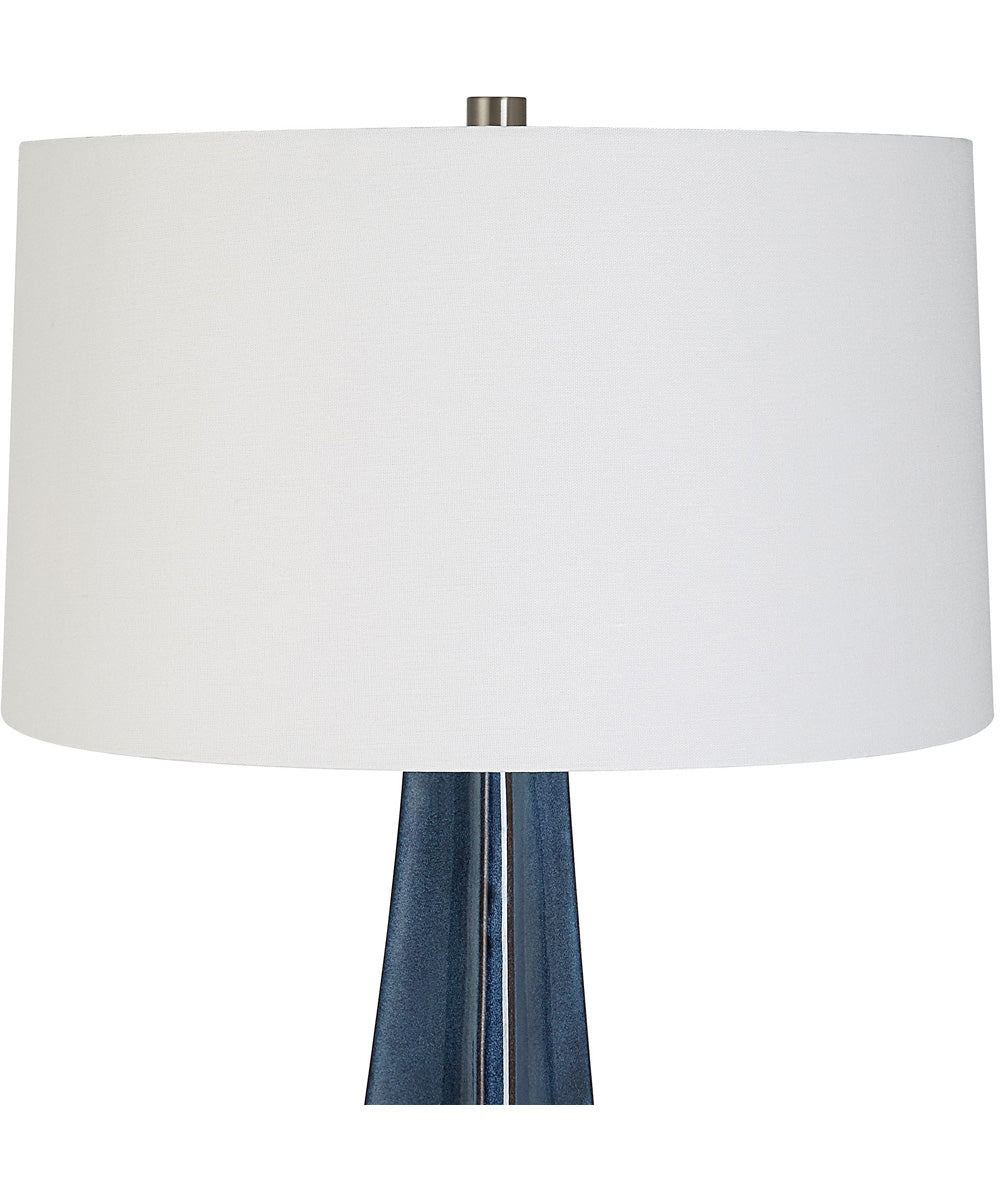 Teramo Scalloped Ceramic Table Lamp