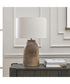 Harris Mottled Brown Table Lamp