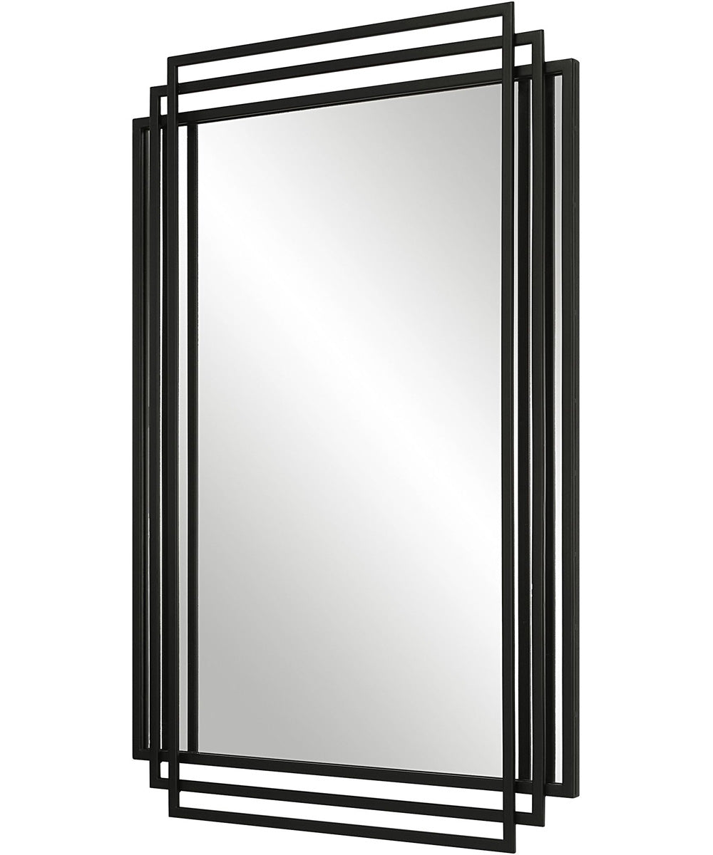 Amherst Black Iron Mirror