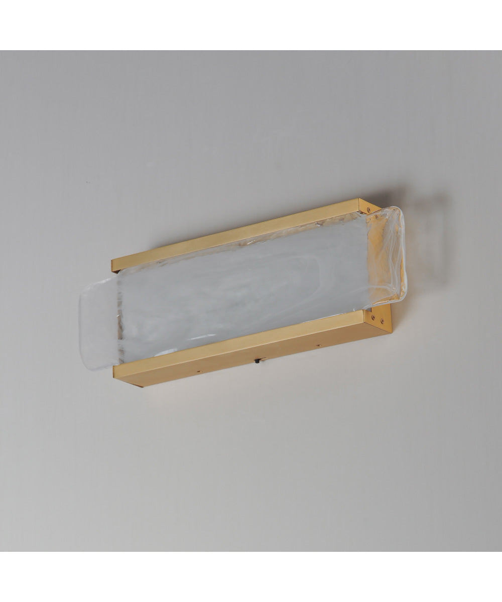 Celine 16 inch LED Bath Vanity Natural Aged Brass