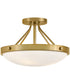 Gus 3-Light Medium Semi-Flush Mount in Gold