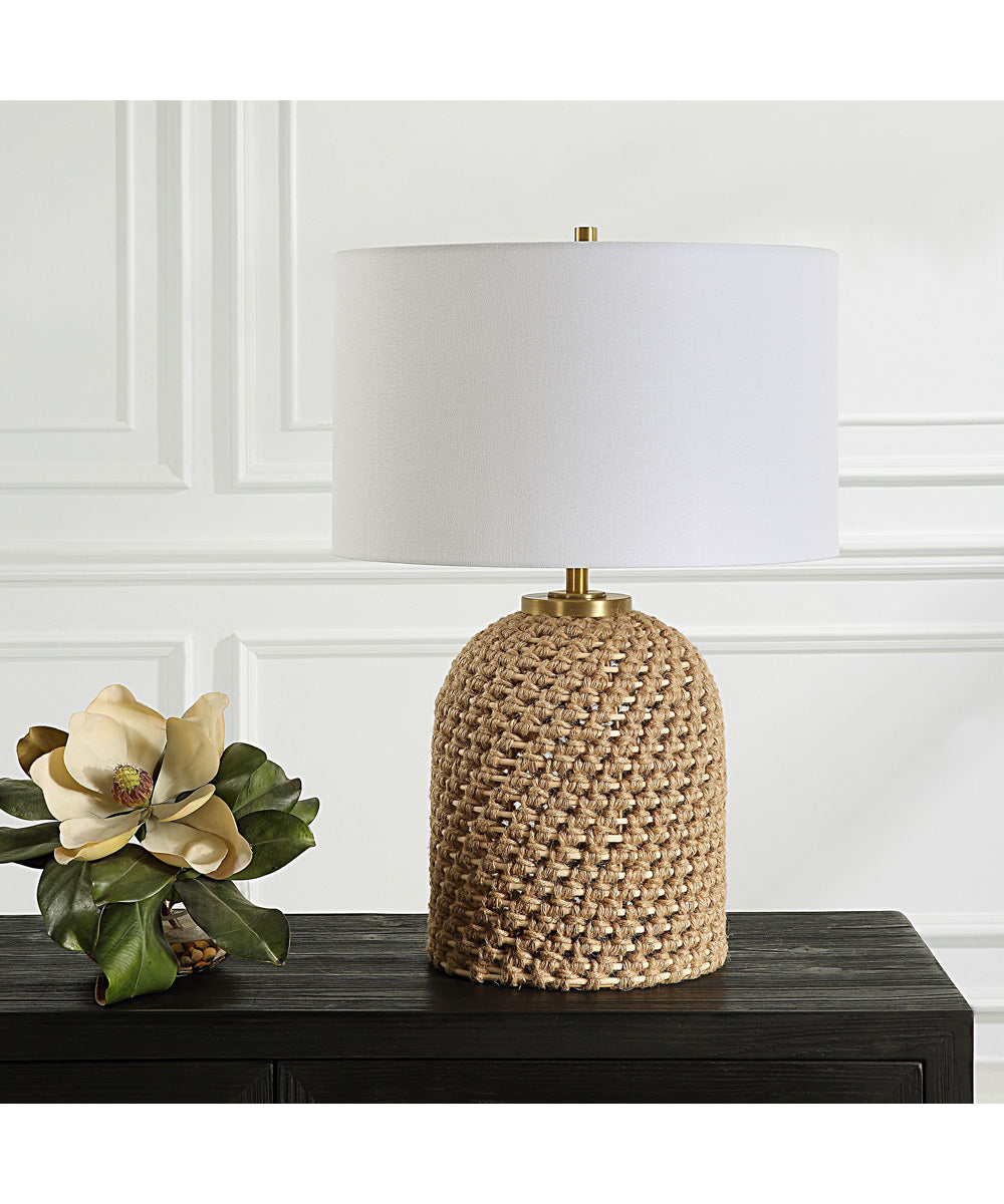 Kendari Rope & Rattan Table Lamp