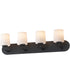 Durham 4-Light Strip Bath Vanity Black