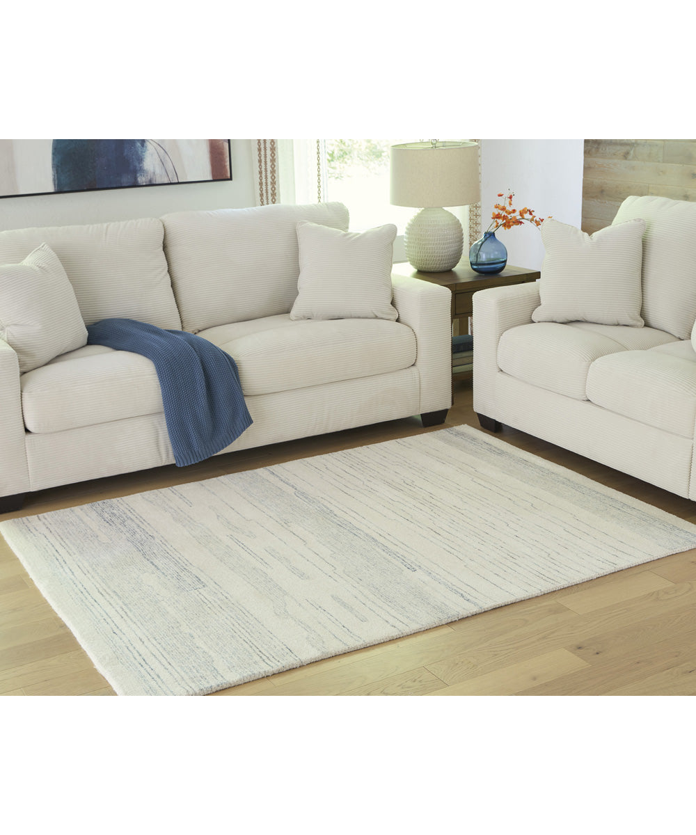 Genemost Medium Rug Ivory/Blue