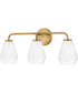 Gio 3-Light Medium Three Light Vanity in Lacquered Brass