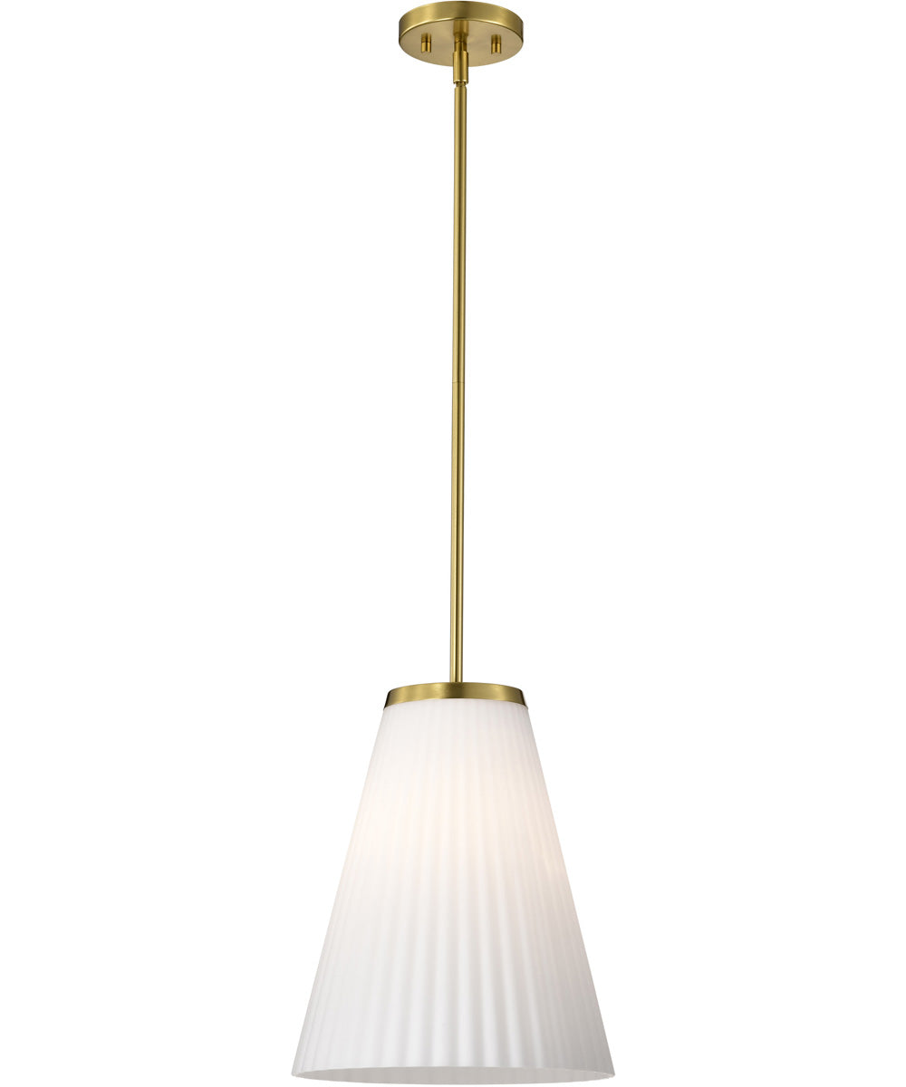 Royale 1-Light Pendant Burnished Brass