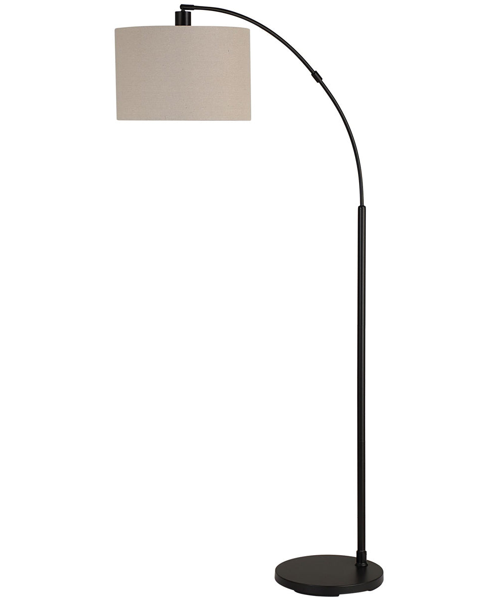 Arc Floor Lamp with Black Finish