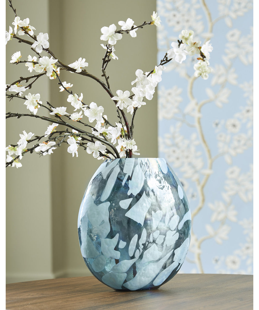 Cartshaw Vase Iridescent Teal